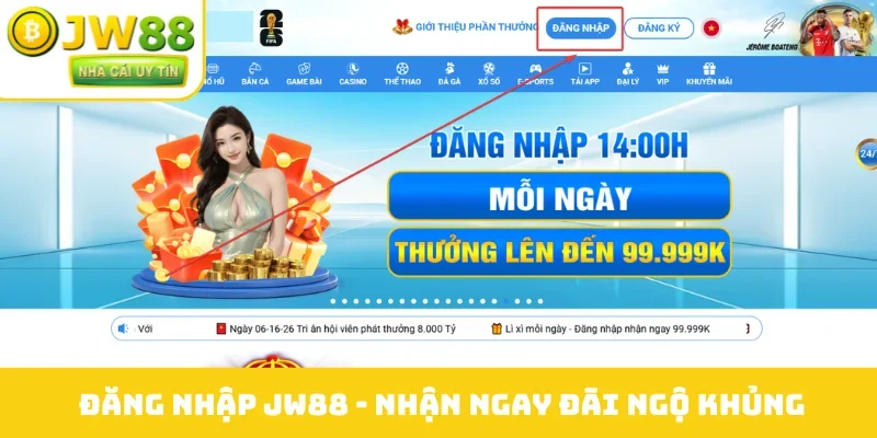 Đăng nhập JW88
