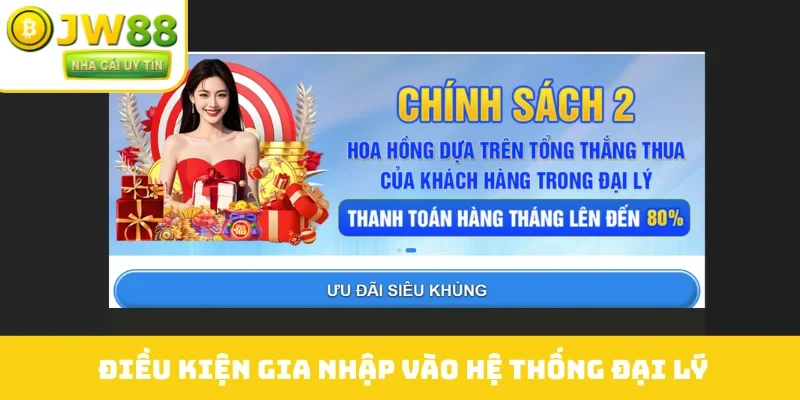 Điều kiện gia nhập vào hệ thống đại lý