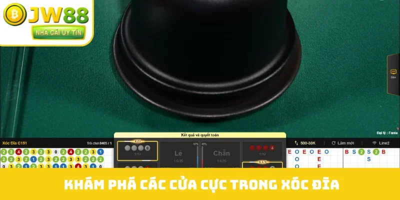 Khám phá các cửa cực trong xóc đĩa