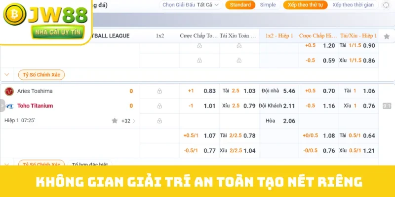 Không gian giải trí an toàn tạo nét riêng